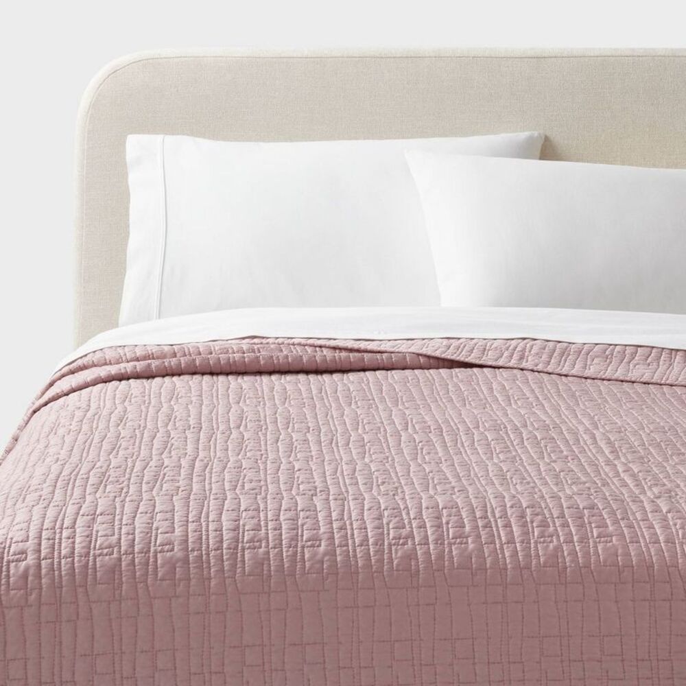 Full/Queen TENCEL Quilt Blush - Threshold